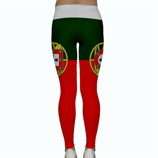 Portugal Flag Yoga Pants Legging