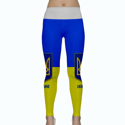 Ukraine Flag Yoga Pants Legging