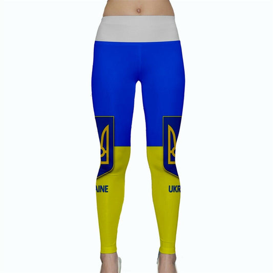 Ukraine Flag Yoga Pants Legging