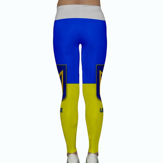 Ukraine Flag Yoga Pants Legging