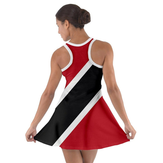 Trinidad & Tobago Flag Sleeveless Sundress Dress