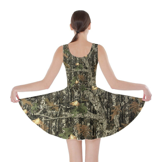 HUNTING CAMO Deer Hunter scoop Rifle Camouflage Skater Dress Sun Sundress