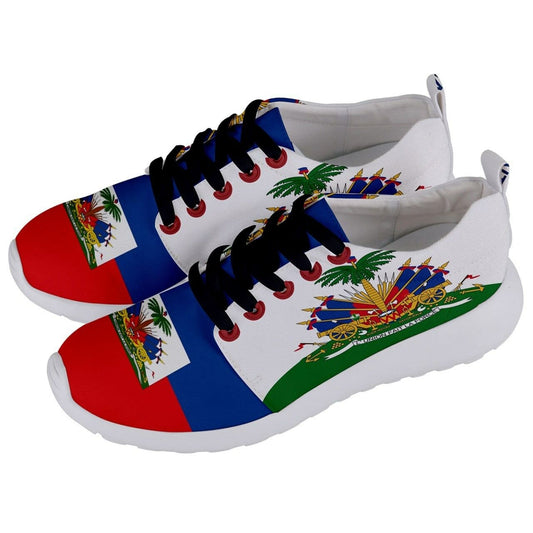 Unique Haiti Flag Shoes