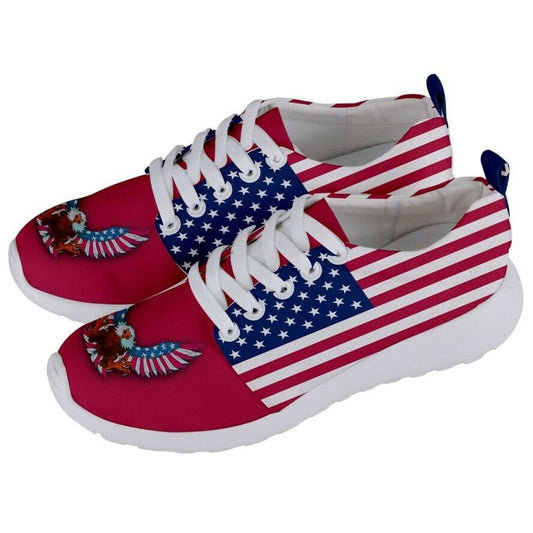 Unique American Flag Eagle Shoes