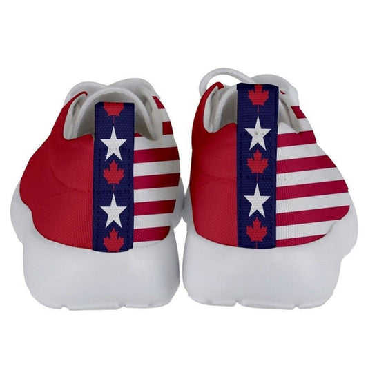 Unique United States / Canada Multi Flag Shoes