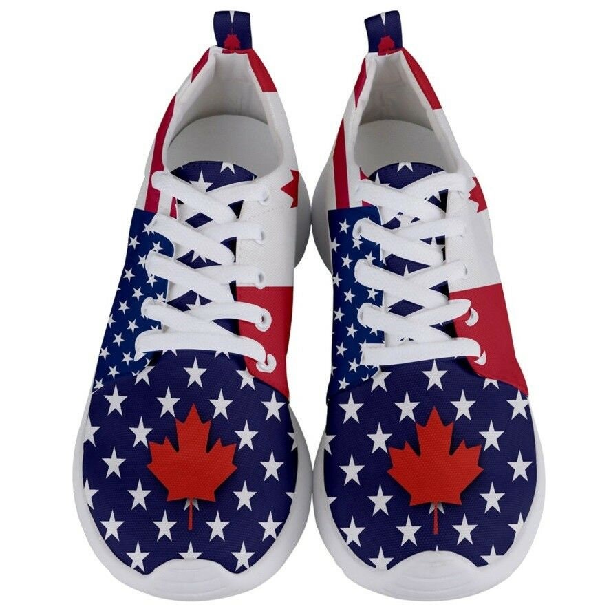 Unique United States / Canada Multi Flag Shoes
