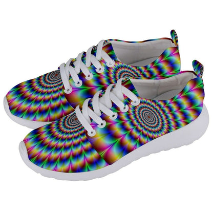 Eye Popping Psychedelic Optical illusion Shoes