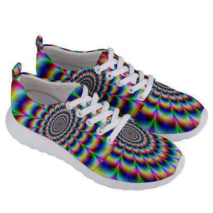 Eye Popping Psychedelic Optical illusion Shoes