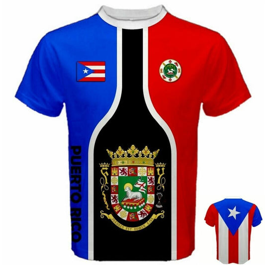Puerto Rico National Flag Coat of Arms T-shirt