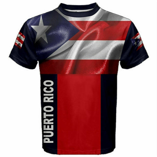 Puerto Rico Waving Flag T-shirt