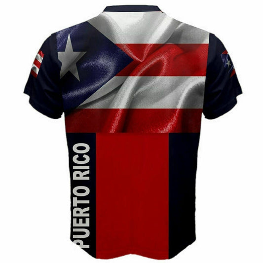 Puerto Rico Waving Flag T-shirt