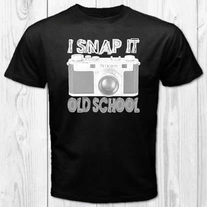 I Snap It Old School Vintage Photographer T-shirt