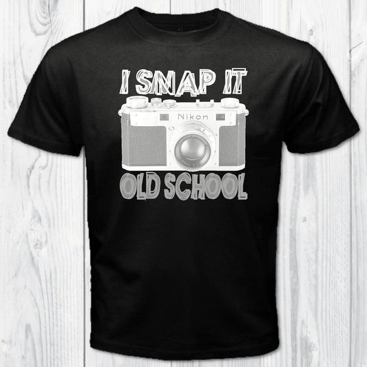 I Snap It Old School Vintage Photographer T-shirt