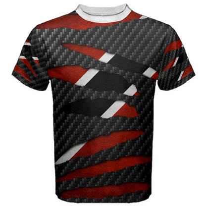 Trinidad and Tobago Beast Ripped Flag T-shirt