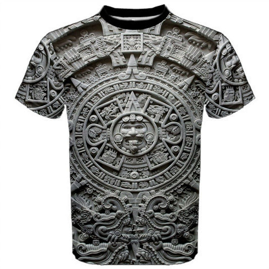 Calendar Sunstone Mexico Mayans T-shirt