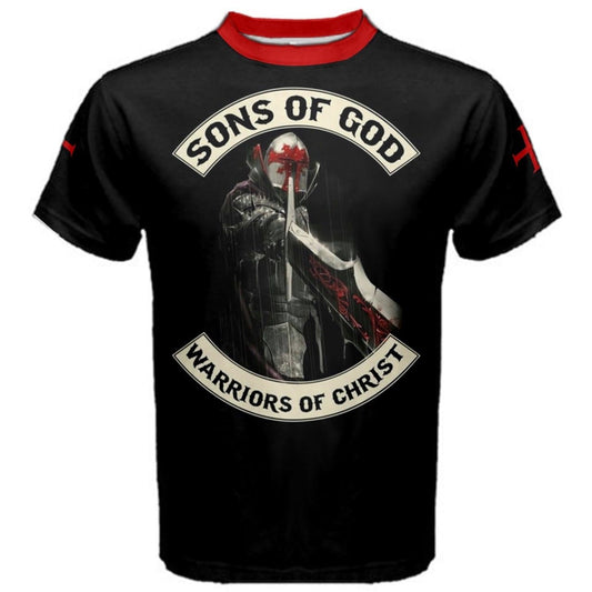 Temple Church Sons of God Warriors of Christ T-shirt