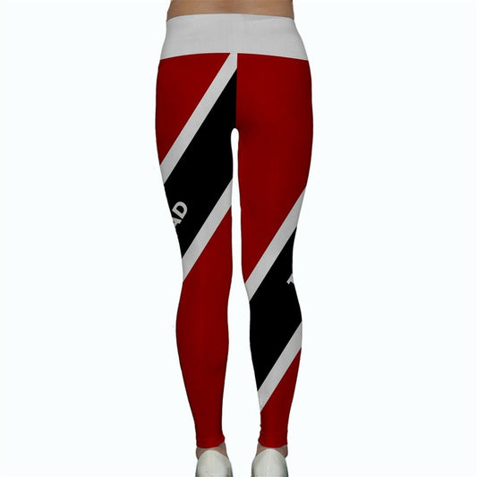 Trinidad & Tobago Flag Yoga Pants Leggings