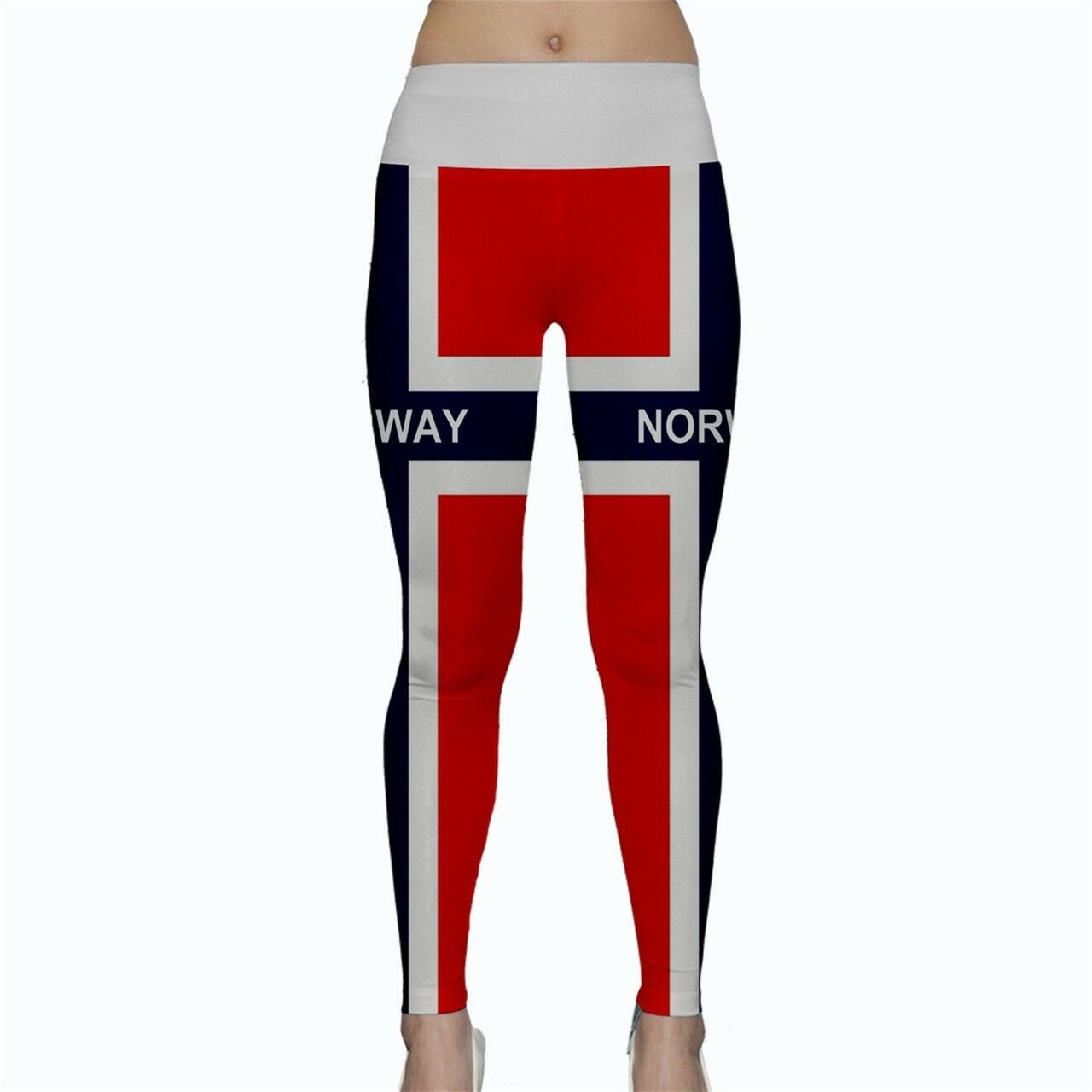 Norway Flag Yoga Pants Leggings