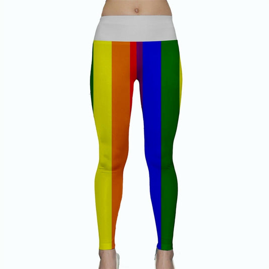 Gay Pride Rainbow Flag Yoga Pants Leggings
