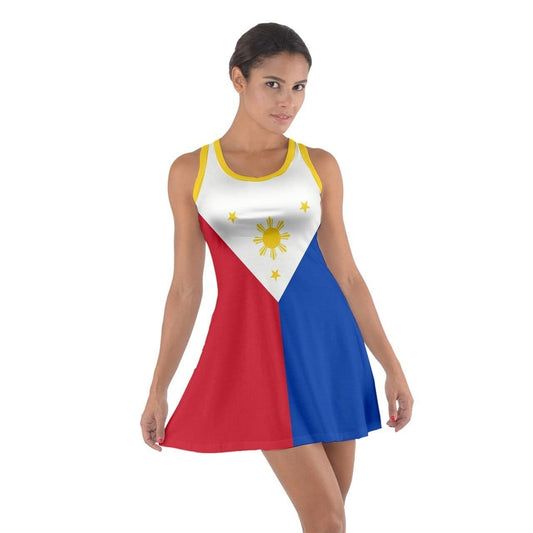 The Philippines Flag Racerback Sundress Dress