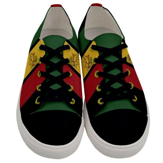 Rasta Colors Lion of Judah Jamaica Casual Canvas Shoes