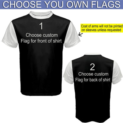 Venezuela/United States Multi Flag T-shirt