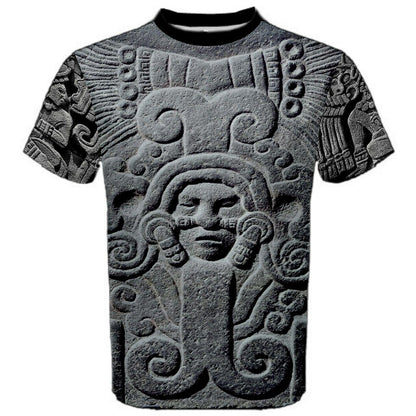 Mayan Stone Maya Script Hieroglyphs T-shirt