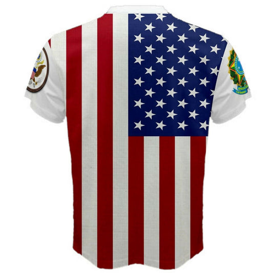 Brazil/United States Multi Flag T-shirt