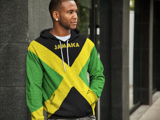 Jamaica Flag Pullover Hoodie