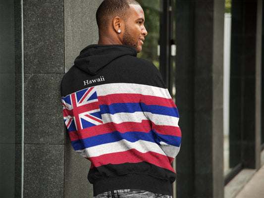 Hawaiian Flag Pullover Hoodie