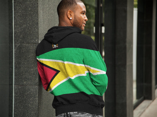 Guyana Flag Pullover Hoodie