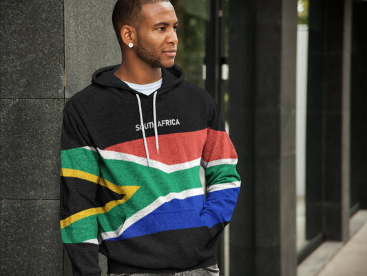 South Africa Flag Pullover Hoodie