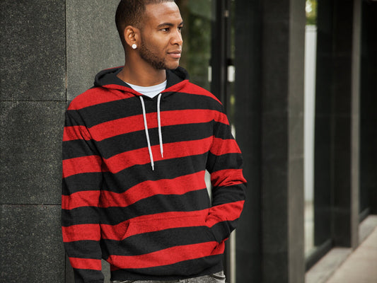Striped Pullover Hoodie Many Stlyes