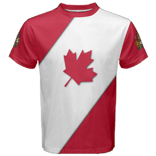 Canada Coat of Arms Flag T-shirt