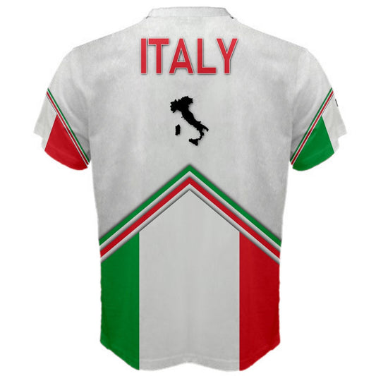 Italy Flag and Coat of Arms T-shirt