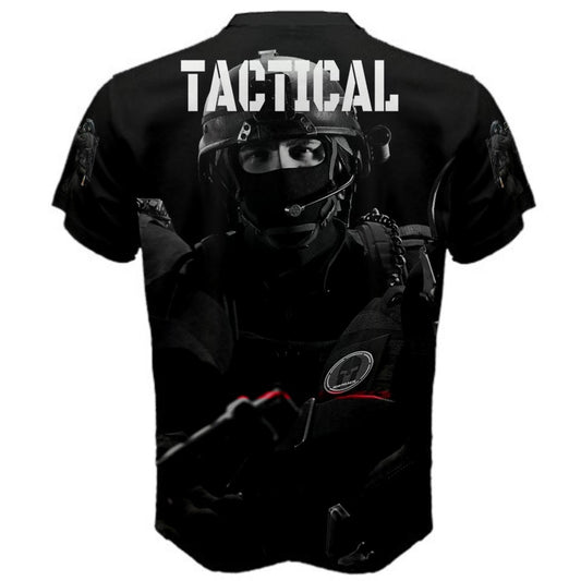 Tactical Precision Special Elite Military Black T-shirt