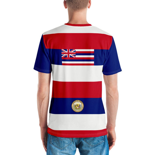 Unique Hawaii Flag Coat of Arms T-shirt