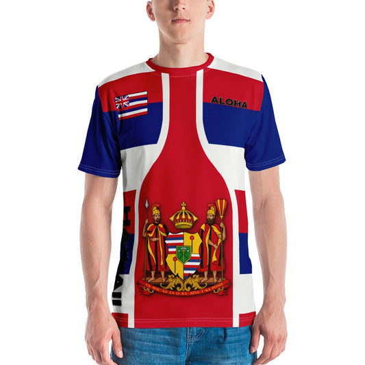 Unique Hawaii Flag Coat of Arms T-shirt