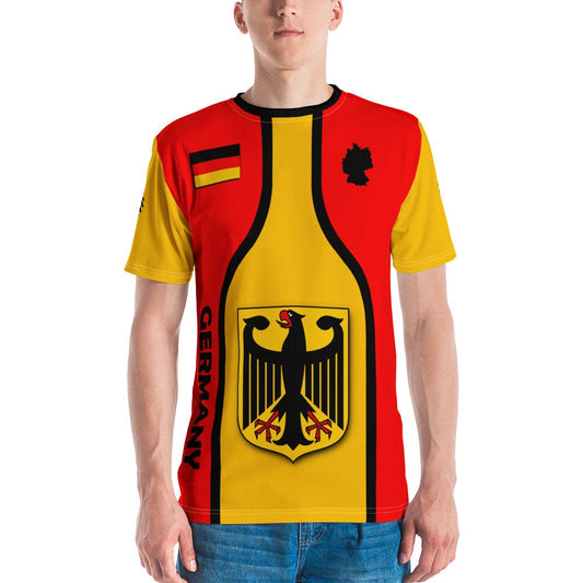 Unique German Flag Colors and Coat of Arms T-shirt