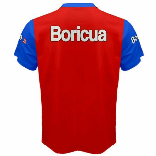 Puerto Rican Boricua Red Flag T-shirt