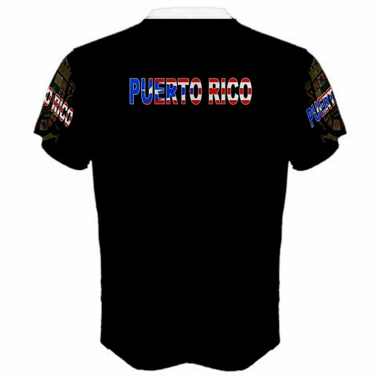 Puerto Rican Barcode Flag Coat of Arms T-shirt