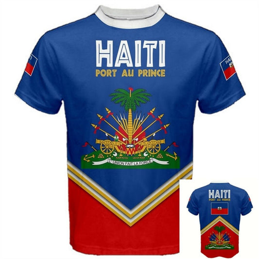Haitian Port au Prince Flag T-shirt