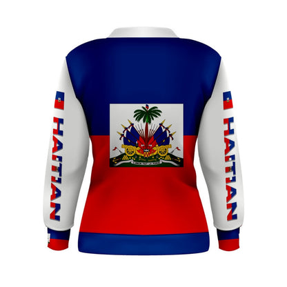 Haiti Coat of Arms Flag Men's and Women's Sweatshirt