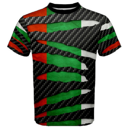 Bulgarian Ripped Pattern Flag T-shirt