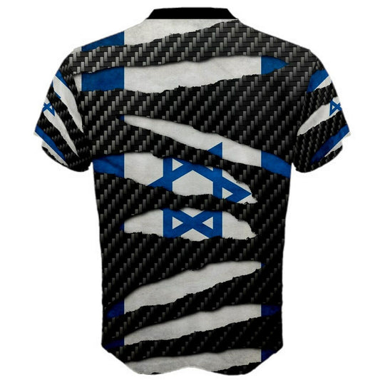 Israel Beast Ripped Flag T-shirt