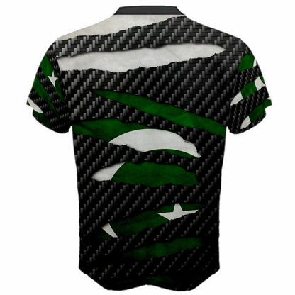 Pakistan Beast Ripped Flag T-shirt