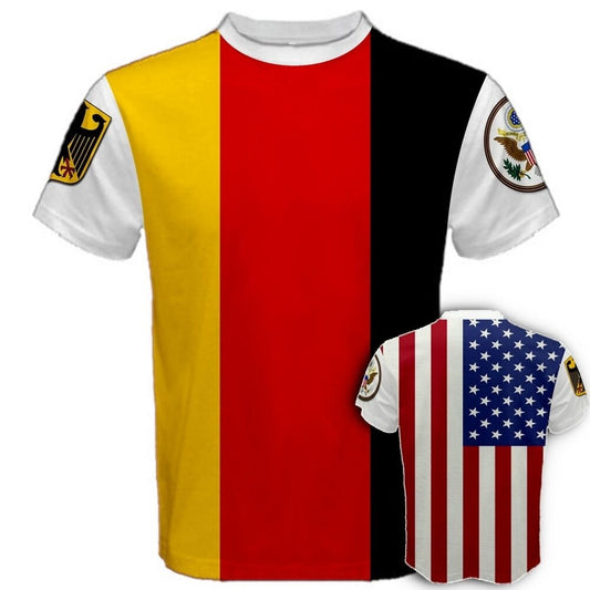 Germany/United States Multi Flag T-shirt