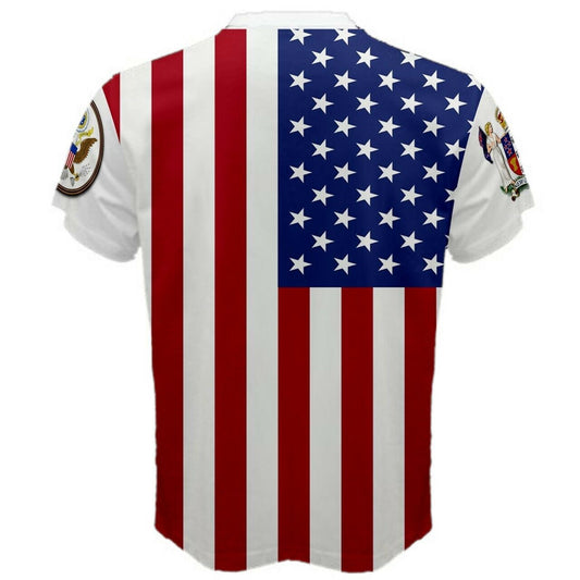 New Zealand/United States Multi Flag T-shirt