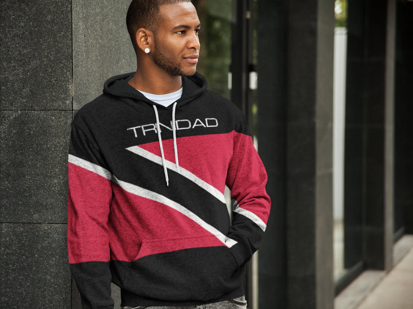 Trinidad and Tobago Flag Pullover Hoodie