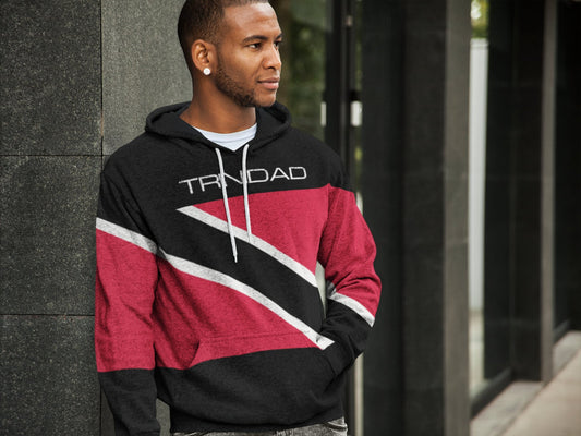 Trinidad and Tobago Flag Pullover Hoodie